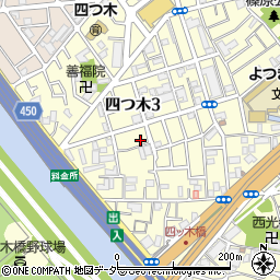 東京都葛飾区四つ木3丁目10-10周辺の地図