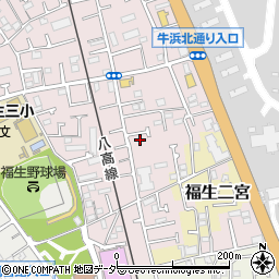 東京都福生市福生2467-19周辺の地図
