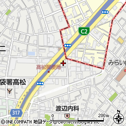 東京都豊島区池袋3丁目17周辺の地図