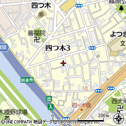 東京都葛飾区四つ木3丁目10-8周辺の地図