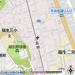 東京都福生市福生2409周辺の地図