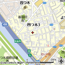 東京都葛飾区四つ木3丁目10-5周辺の地図