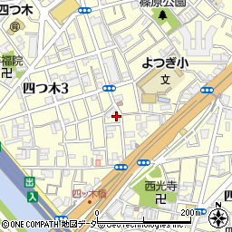 東京都葛飾区四つ木3丁目15-10周辺の地図