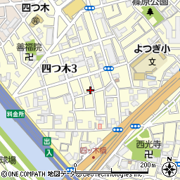 東京都葛飾区四つ木3丁目9-11周辺の地図