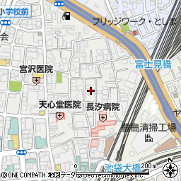 東京都豊島区池袋1丁目10周辺の地図