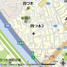 東京都葛飾区四つ木3丁目10-2周辺の地図