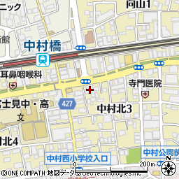 東京信用金庫中村橋支店周辺の地図