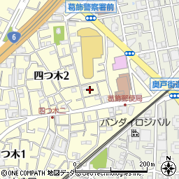 東京都葛飾区四つ木2丁目25周辺の地図