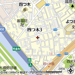 東京都葛飾区四つ木3丁目10-7周辺の地図