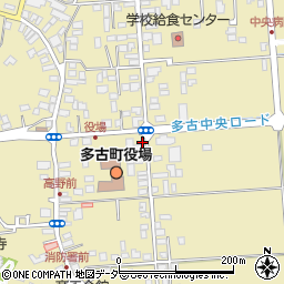 千葉県香取郡多古町多古590-7周辺の地図