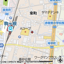 長野県駒ヶ根市東町10-42周辺の地図