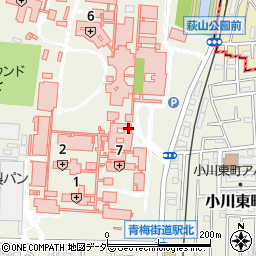 国立精神・神経医療研究センター病院周辺の地図