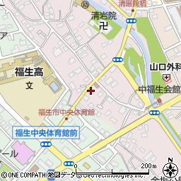 東京都福生市福生433周辺の地図