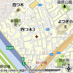 東京都葛飾区四つ木3丁目9周辺の地図