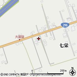 千葉県富里市七栄103周辺の地図