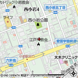 東京都江戸川区西小岩4丁目14-8周辺の地図