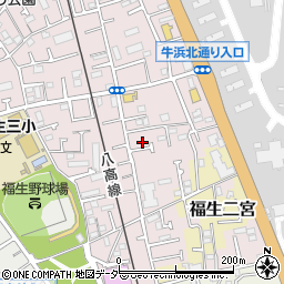 東京都福生市福生2467周辺の地図