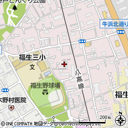 東京都福生市福生2411周辺の地図