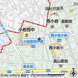 東京都江戸川区西小岩3丁目14周辺の地図