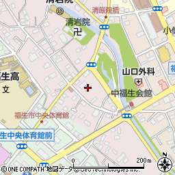 東京都福生市福生437周辺の地図