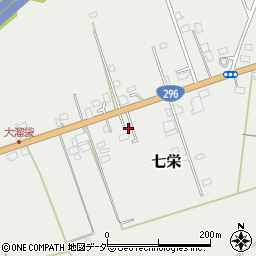 千葉県富里市七栄106-12周辺の地図