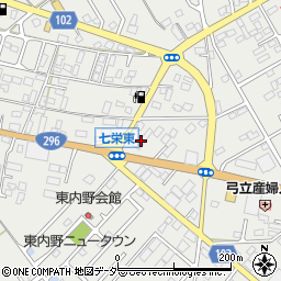千葉信用金庫富里支店周辺の地図