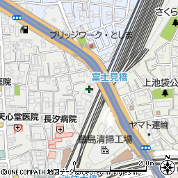 東日本旅客鉄道東京変電技術センター池袋変電所周辺の地図
