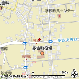 千葉県香取郡多古町多古571周辺の地図