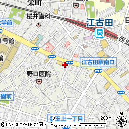 江古田ホワイトハイツ周辺の地図