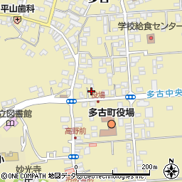 千葉県香取郡多古町多古575-1周辺の地図