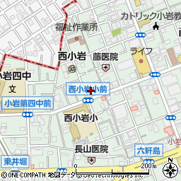 東京都江戸川区西小岩3丁目24-20周辺の地図