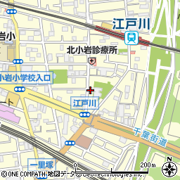 中川荘周辺の地図