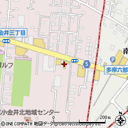 関東マツダ花小金井店周辺の地図