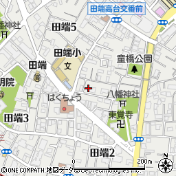 東京都北区田端周辺の地図
