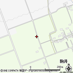 山梨県韮崎市藤井町駒井4138周辺の地図