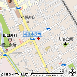 セブンイレブン福生志茂店周辺の地図