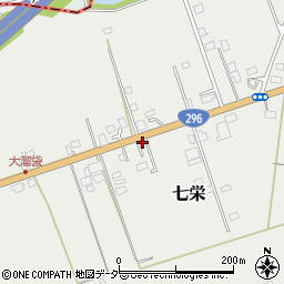 千葉県富里市七栄106-10周辺の地図