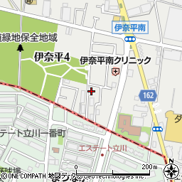 東京都武蔵村山市伊奈平4丁目14-7周辺の地図