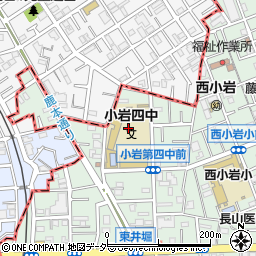 東京都江戸川区西小岩3丁目9周辺の地図