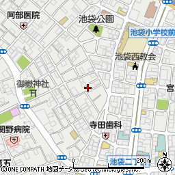 東京都豊島区池袋3丁目62-14周辺の地図