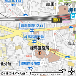 東京都練馬区豊玉北6丁目13周辺の地図