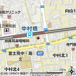 鳥貴族 中村橋店周辺の地図