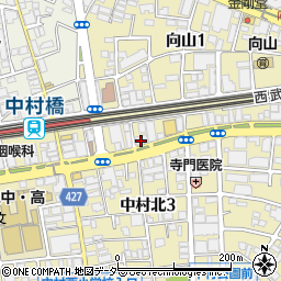 ＪＡ東京あおば中村橋周辺の地図