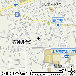 シティパレス石神井台１－２周辺の地図