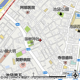 東京都豊島区池袋3丁目50-8周辺の地図
