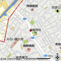 東京都豊島区池袋3丁目周辺の地図