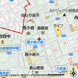 東京都江戸川区西小岩3丁目24-15周辺の地図