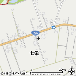 千葉県富里市七栄109-3周辺の地図