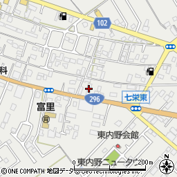 ジュエルカフェ・富里店周辺の地図