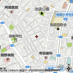 東京都豊島区池袋3丁目62周辺の地図